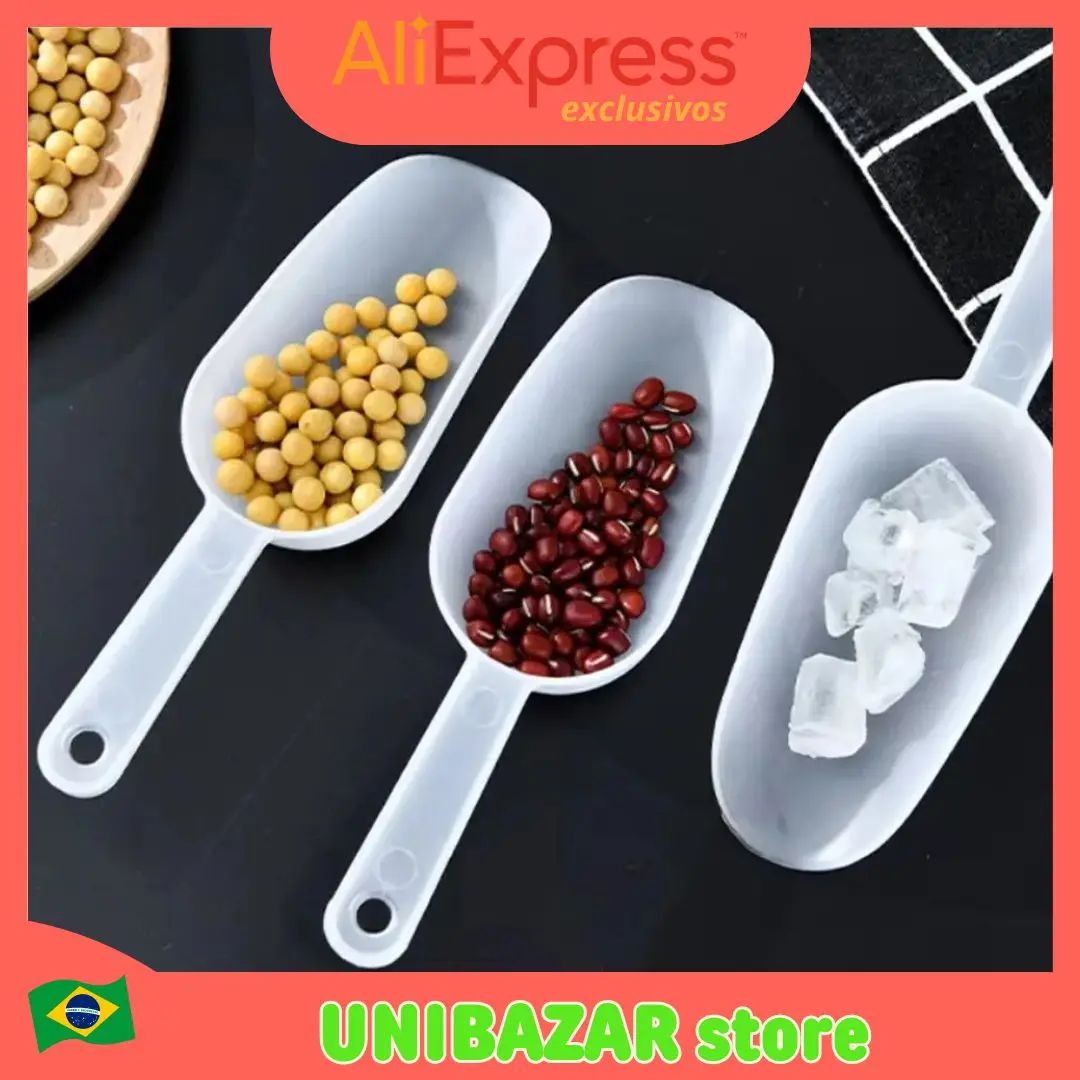 Mini Transparent Plastic Ice Spoons, Measuring Spoons for Wedding Candy Dessert Buffet Ice Cream Protein Powde