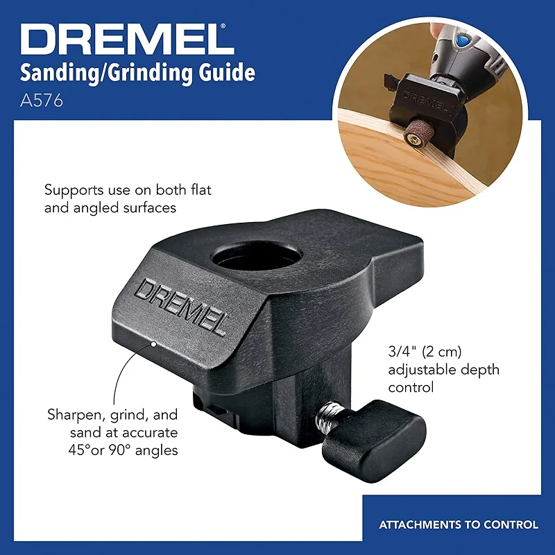 Dremel 576 Shaping Platform Rotary Tool Attachment for Angled Sharpening  Grinding and Sanding For Dremel 3000