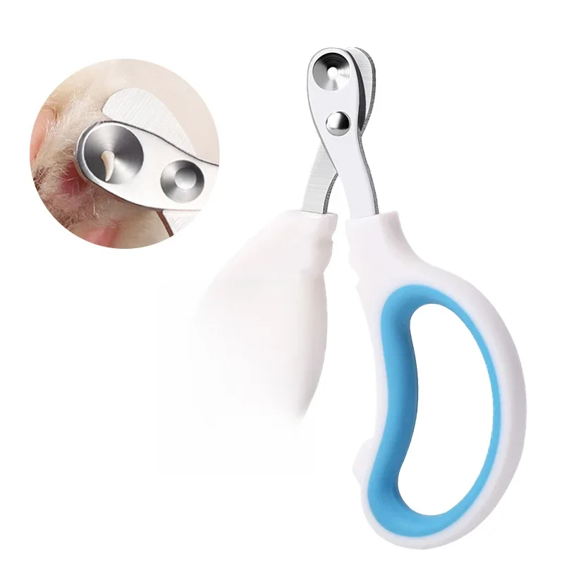 Coupe-ongles professionnel pour chat et petit chien, coupe-ongles en acier inoxydable pour chiots, coupe-ongles pour animaux de compagnie