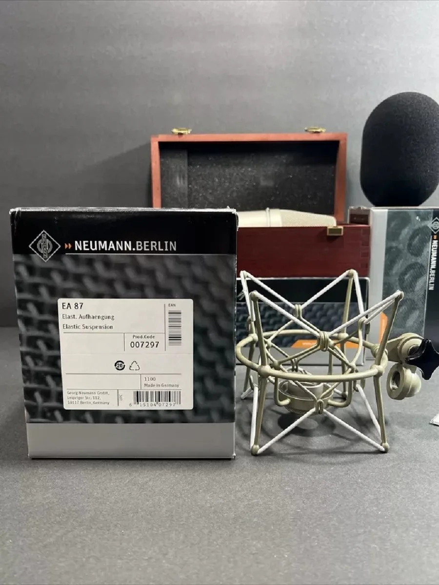 

ГОРЯЧАЯ ПРОДАЖА Студийный набор Neumann U87Ai, никелевый микрофон с коробкой EA87, амортизатор и экран, бесплатная доставка