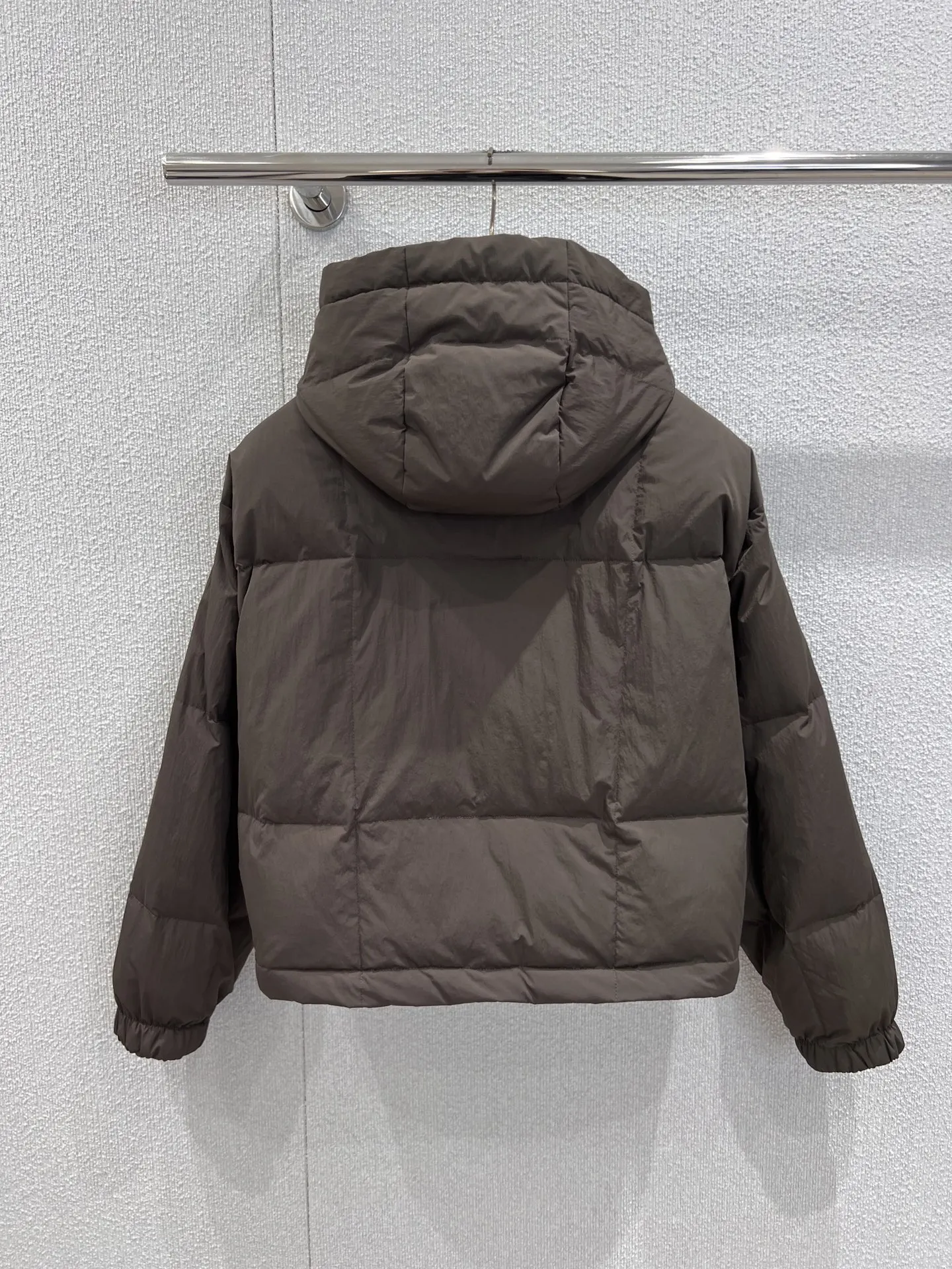 2025年新作コートジャケット長袖ジッパーダウンジャケットボタンポケット無地万能スリム体型カバー秋冬