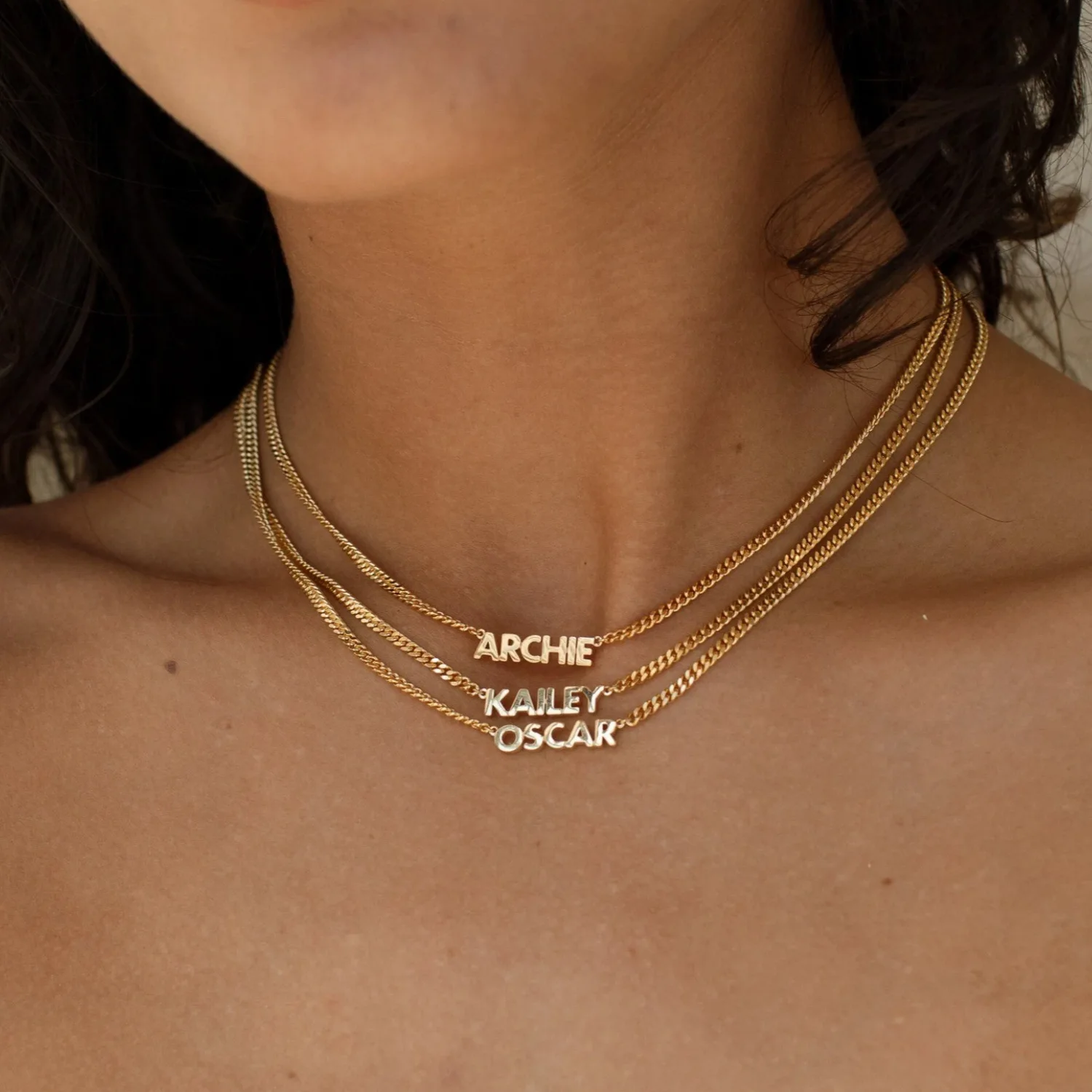 

2025 Customized name necklace, customized name chain necklace, exquisite personalized and simple name necklace, perfect gift