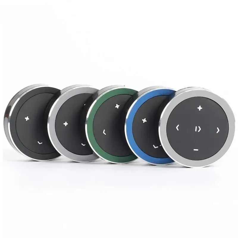 Mini bezprzewodowy przycisk multimedialny kompatybilny z Bluetooth pilot samochodowy motocykl kierownica odtwarzanie muzyki MP3 dla IOS Android — zdjęcie produktu 7