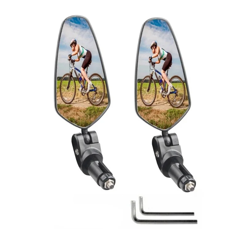 AliExpress ECIOSL 1 Pair Rotatable Bike Rearview Mirror Bar End Bike Mirrors Bicycle Handlebar Rear View Mirror Cycling Reflector Bike Accessories