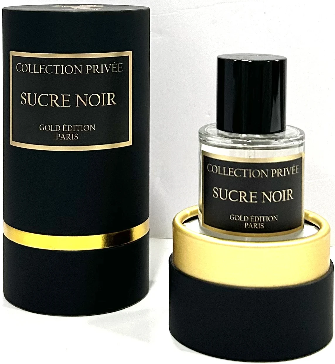 Parfum SUCRE NOIR 1Pcs, 2Pcs, 3Pcs, 4Pcs, Collection Privée Gold Édition, 50ML, Eau de parfum unisex, Frabriqué en France