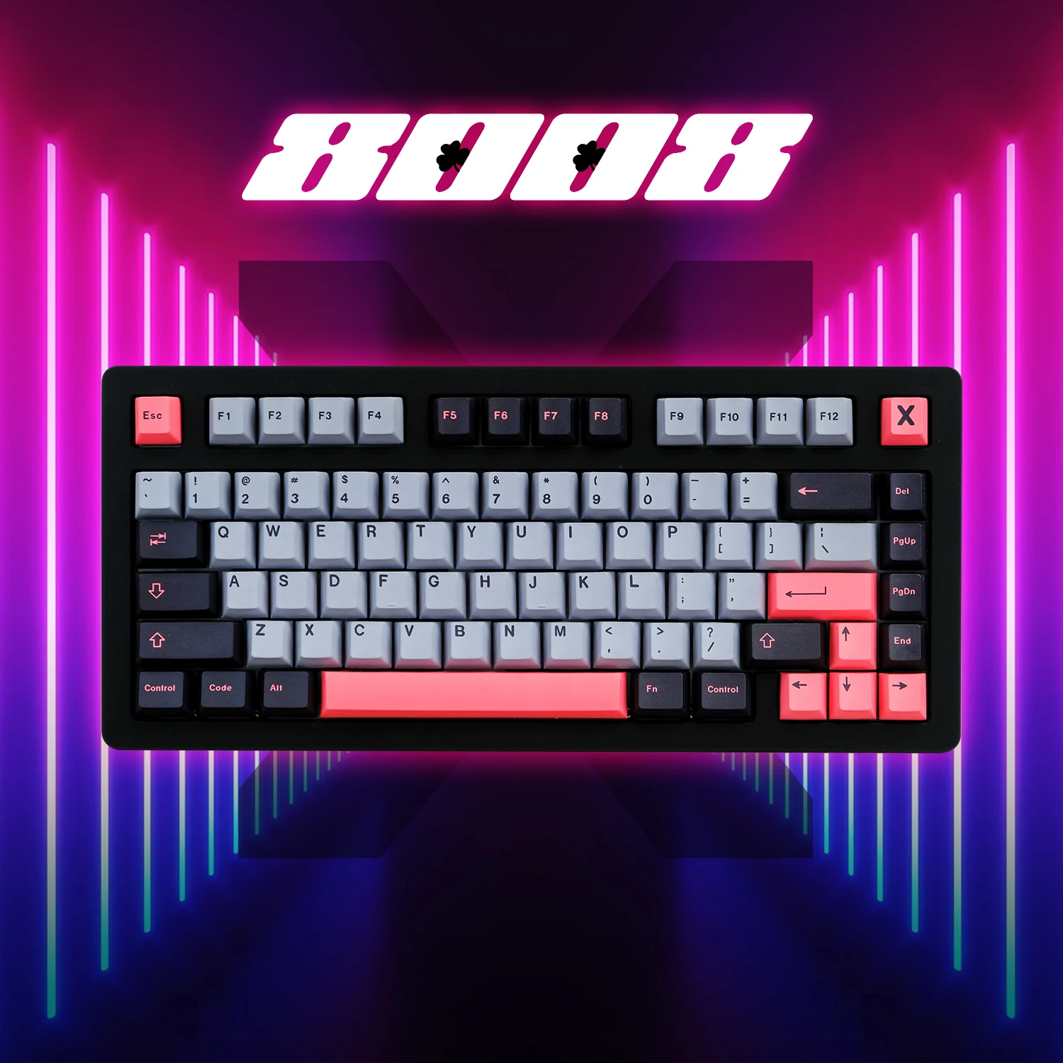 GMK 8008 Keycaps, 129 Keys Keycaps Cherry Profile DYE-SUB Personalized GMK  Keycaps For Mechanical Keyboard