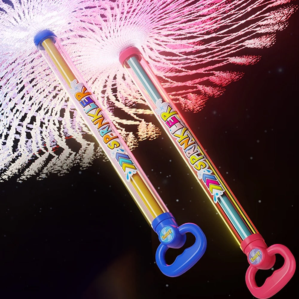Neuheit Whirlpool Bingle Rotierender großer Brunnen Feuerwerk Stick Wasserpistole Spritze Wasserpistole Kampf Wasserpistole Wasser Nacht Eindruck Wasserspielspielzeug