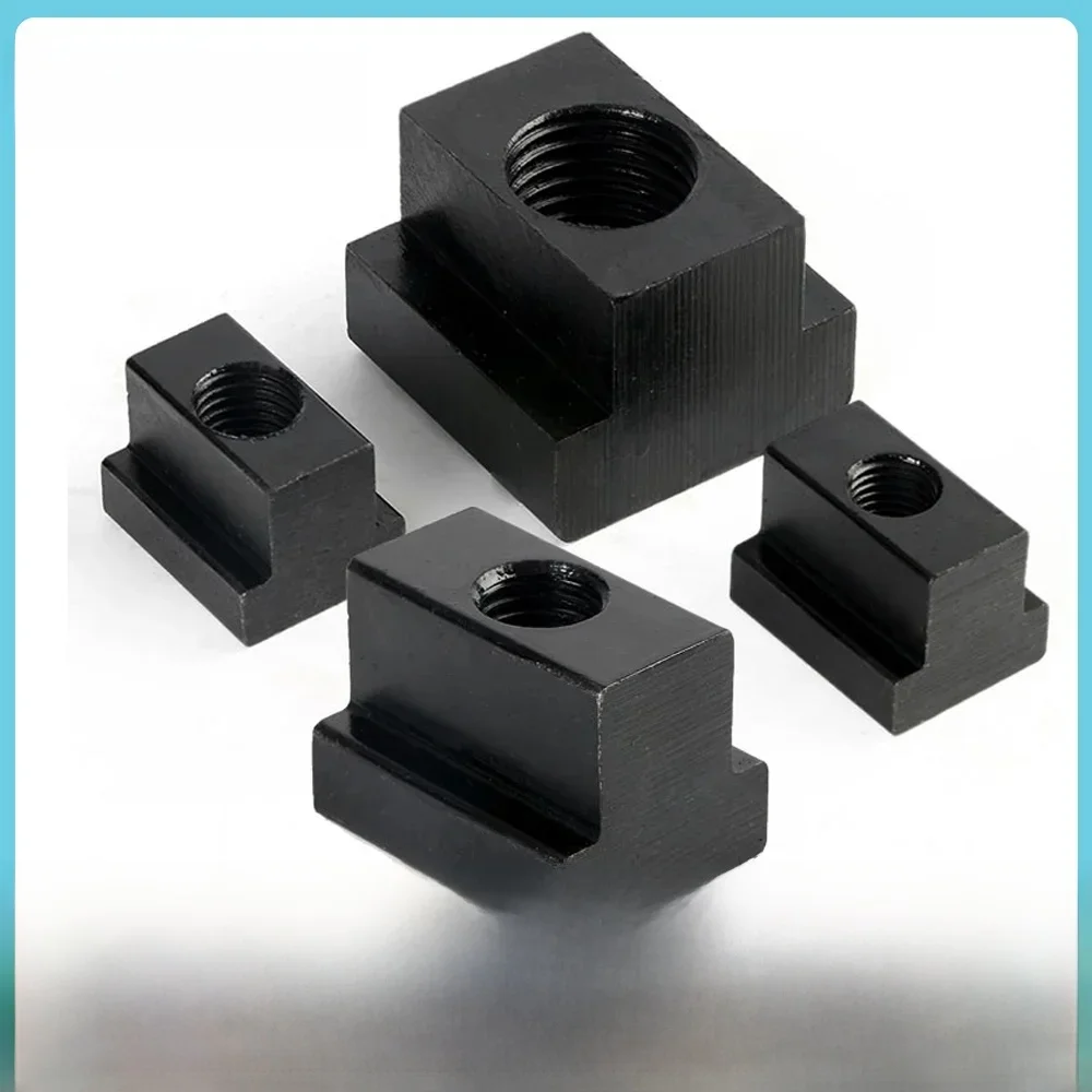 Écrou en T à fente taraudée M6 M8 M10 M12 M14 M16 M18, bloc d'écrou à fente en T, écrous coulissants, pince, fraiseuse de Table, écrou en T DIN508
