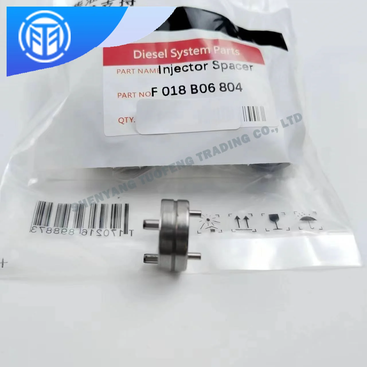 T.DI    Fuel   Spacer    50Pcs/Lot  BOSOH   F018B06804   For    Diesel   Injector   F 018 B06 804    Made  In  China