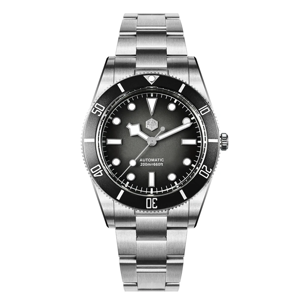 San Martin New Upgraded 37mm BB54 Vintage Men Diver Watch ST2130 Automatic Mechanical Sapphire Luminous Waterproof 200m SN0138 image 3