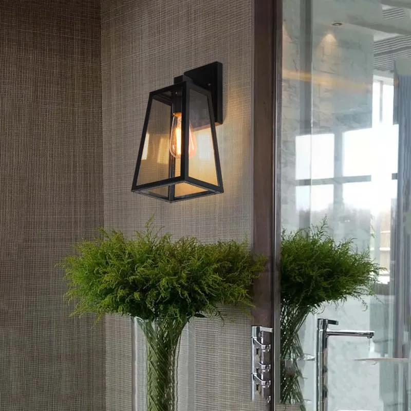 

Скандинавский ретро уличный настенный светильник в скандинавском индустриальном стиле, светильник для коридора, балконные лампы для двора E27