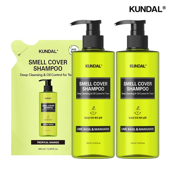 All Day Mel Cover Youth Shampoo 400ml 2 pieces + filable 380ml