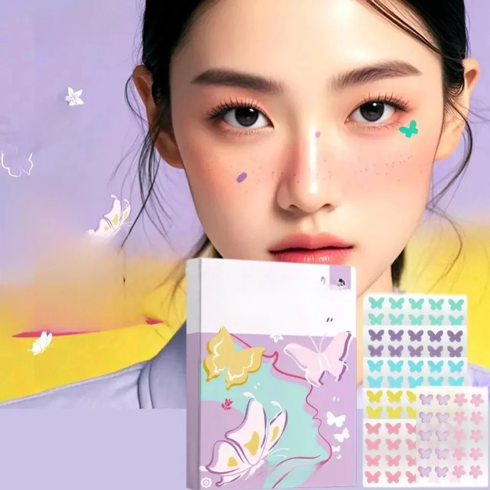 Patch anti-acné en forme de papillon, 120 pièces, autocollants anti-imperfections, 0.1mm, traitement, soins de la peau