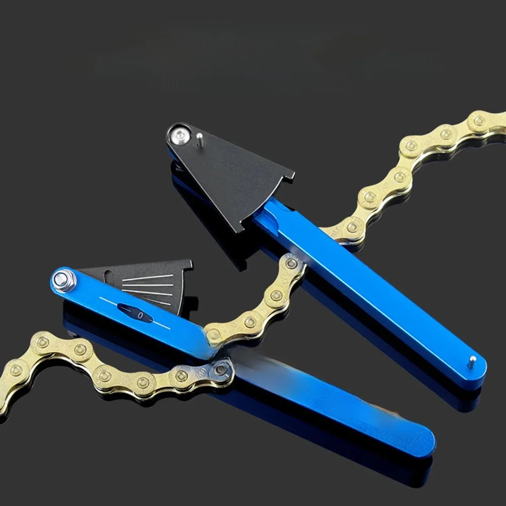 AliExpress RISK TOOPRE Bike Checking Tool Durable MTB Bicycle Chain Wear Indicator Aluminum Alloy Lightweight Replacement Cycling Repair Tools