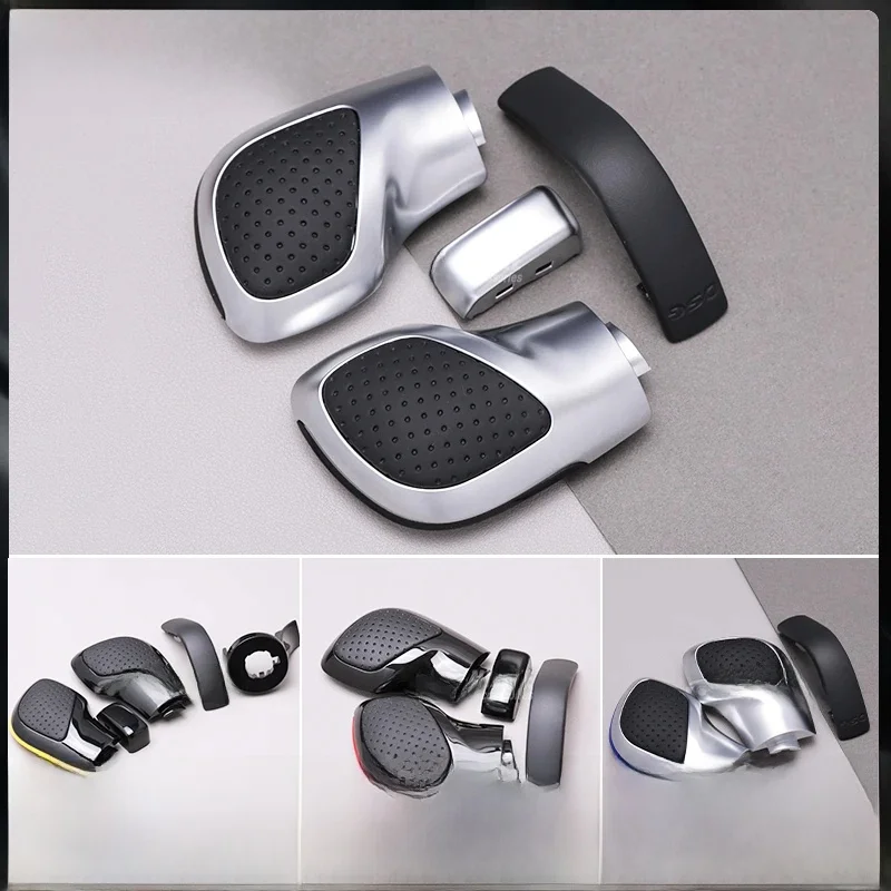 Couvercle latéral de pommeau de levier de vitesse, Logo DSG adapté pour Volkswagen Golf 6 7 R GTI Passat B7 B8 CC R20 Jetta MK6 GLI, accessoires de voiture