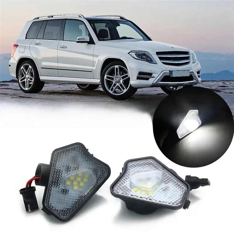 Lampki Led pod lusterkiem kałuża do Mercedes GLK Class X204 x 253 2009-2015 nastrojowe oświetlenie — zdjęcie 2