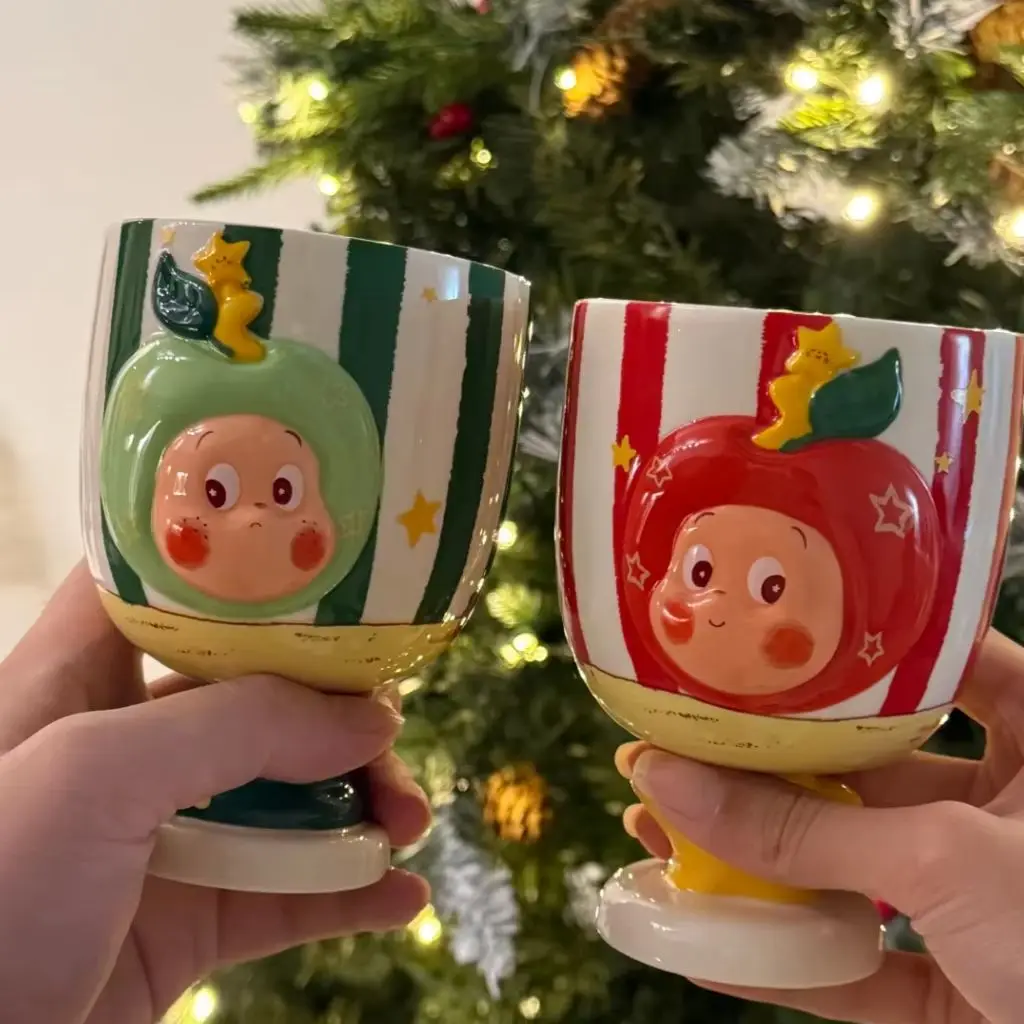 Apple of My Eye Series – Twinkle Twinkle Double-cup Gift Box Cute Couple Mug Set Creative Gift Box Limited Collection