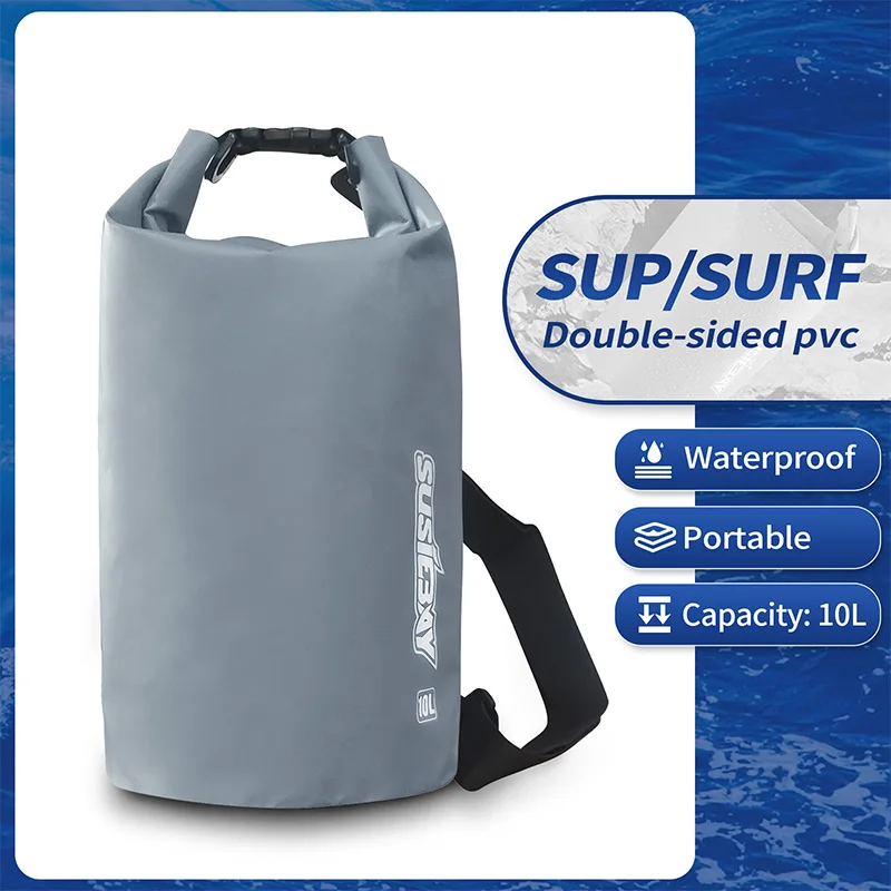

Сумка для серфинга из, 10 л, Водонепроницаемый мешок для серфинга, Для серфинга, плавания, дайвинга, гребли, Запасные части для серфинга, Рюкзак