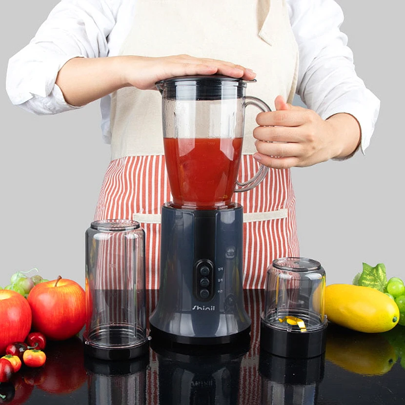 كوب عصارة خلاط متعدد الاستخدام ، سحق عصير ، كوري ، 3 شفرات ، محركين قويين ، شفرة تيتانيوم ، خلاط ليوم جديد ،