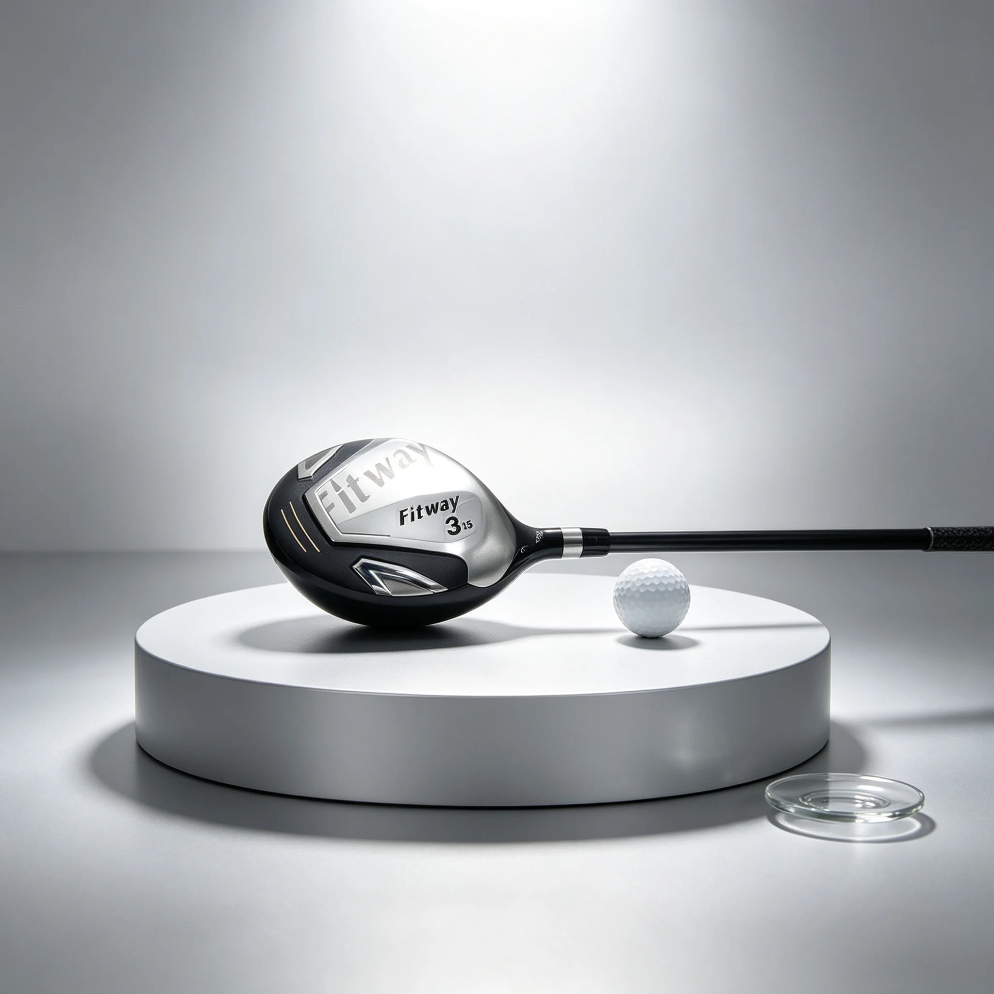 New Fashion Series Golf Club No. 3 Fairway Wood, 43inch Specifications, One-Piece Construction, Comfortable Grip, Low Swing Load, Suitable for Daily Practice, Leisure, and Entertainment, Single Club