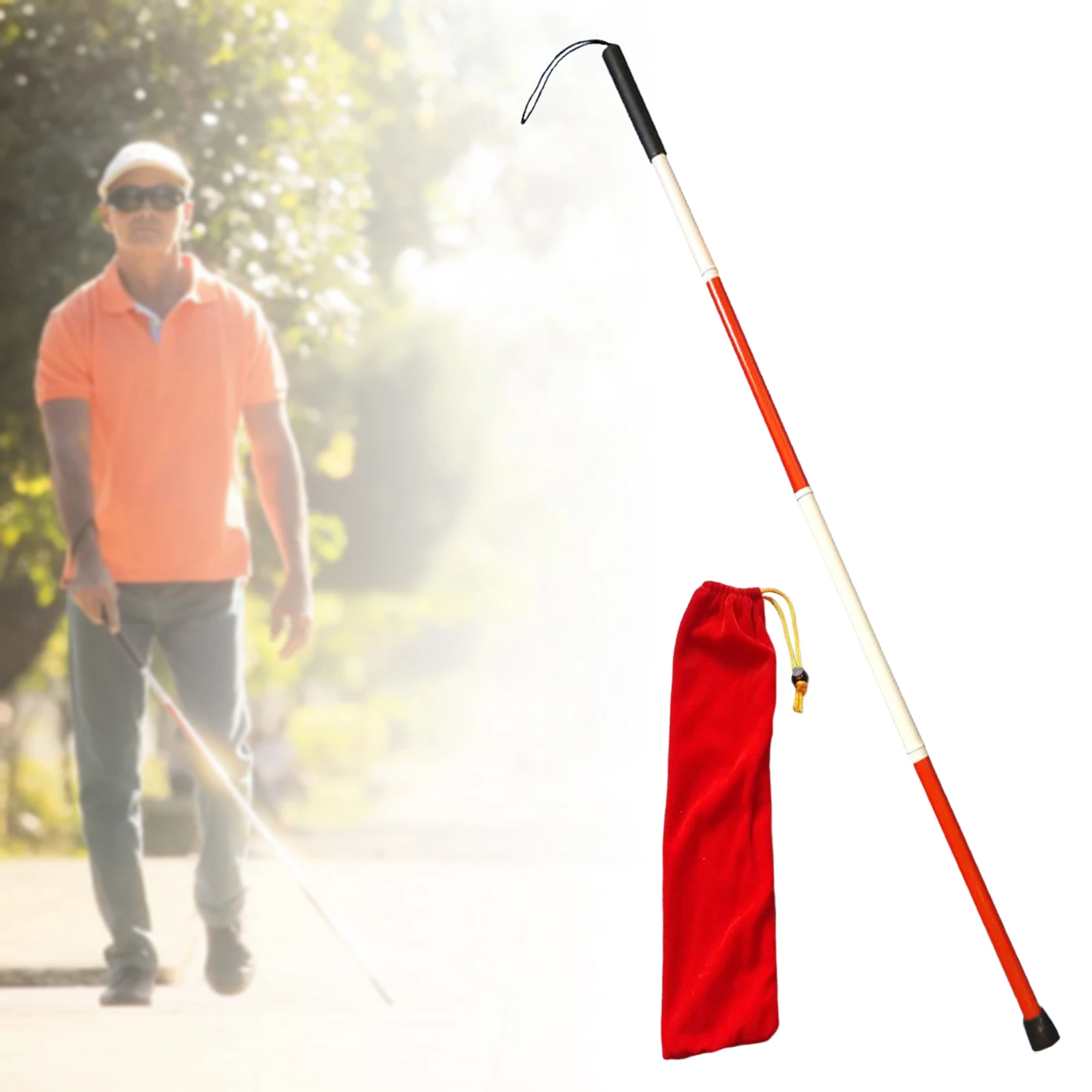 Canne pliante canne de marche - Folding Walking Sticks Hiking Adjustable avis et prix