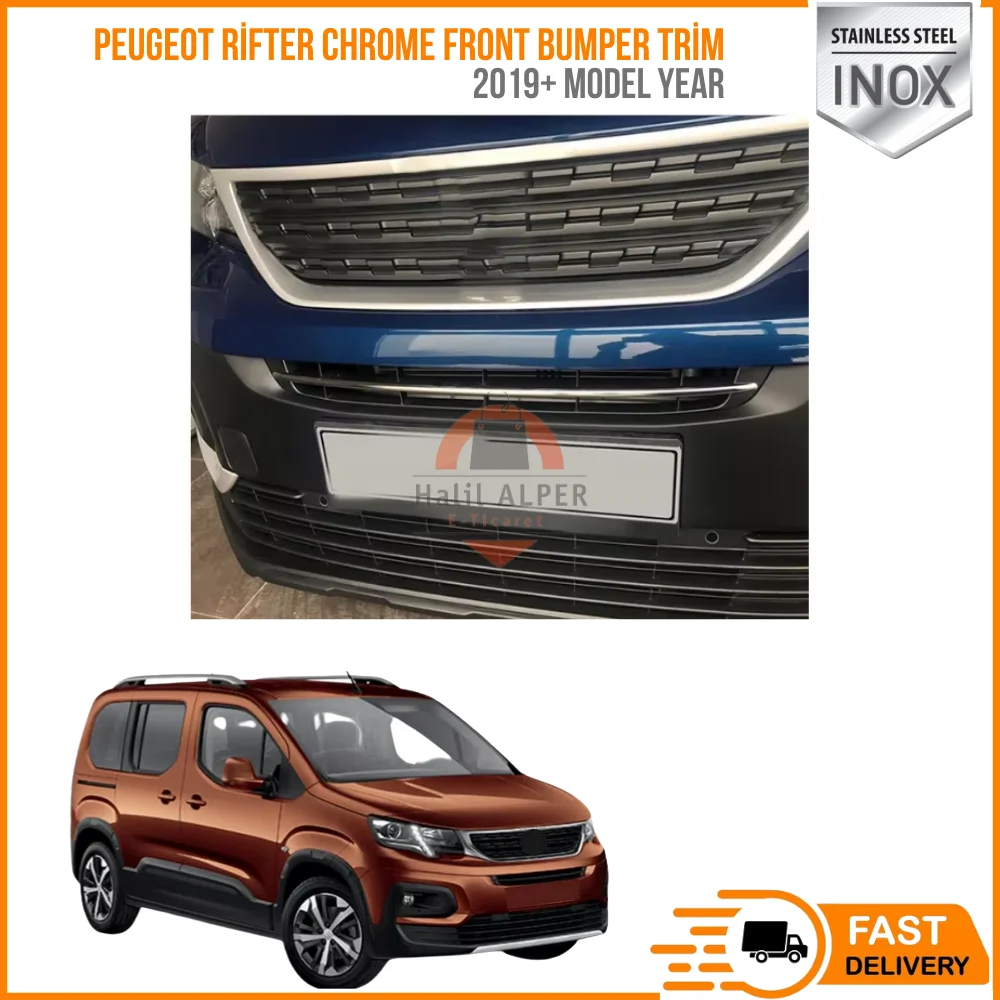 For Peugeot Rifter chrome plate 2019 and up. Stainless steel. Faigh quality affordable car parts February shipping