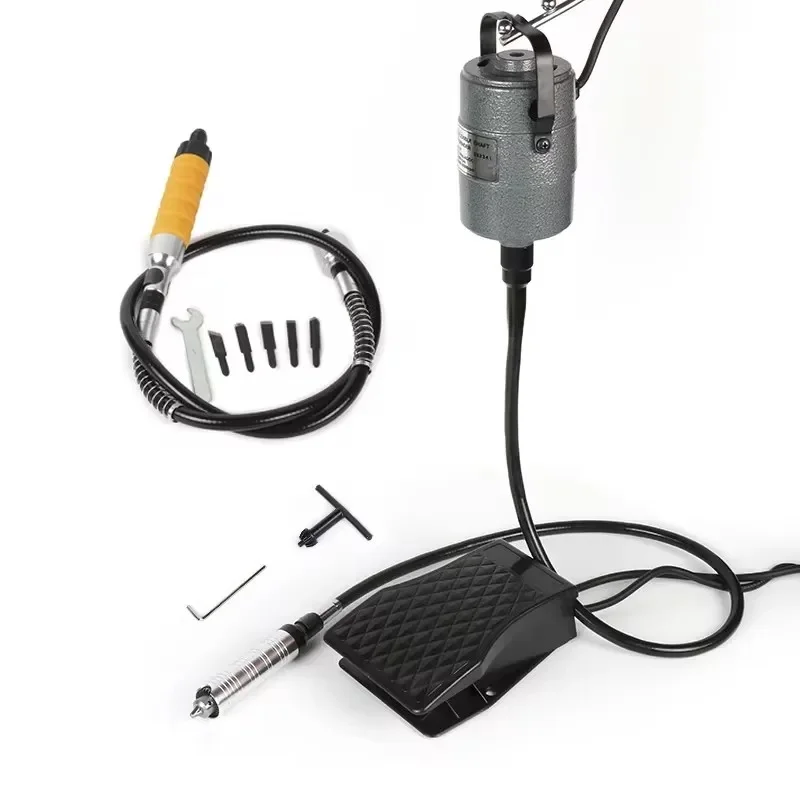 Flexible Shaft Machine Hanging Mill Engraving Machine Hanging Mill Engraving Carved Chuck Handle Drill Polishing Tools