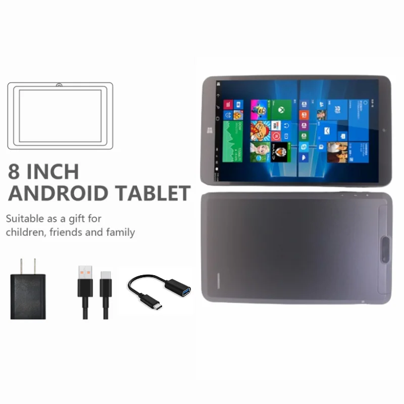 64bit New 4GB RAM 64GB ROM 8.0 INCH Windows 10 1.44GHz X5-Z8350 CPU Tablets 1920x1200 IPS Quad Core 5.0MP Rear Camera Tablet PC