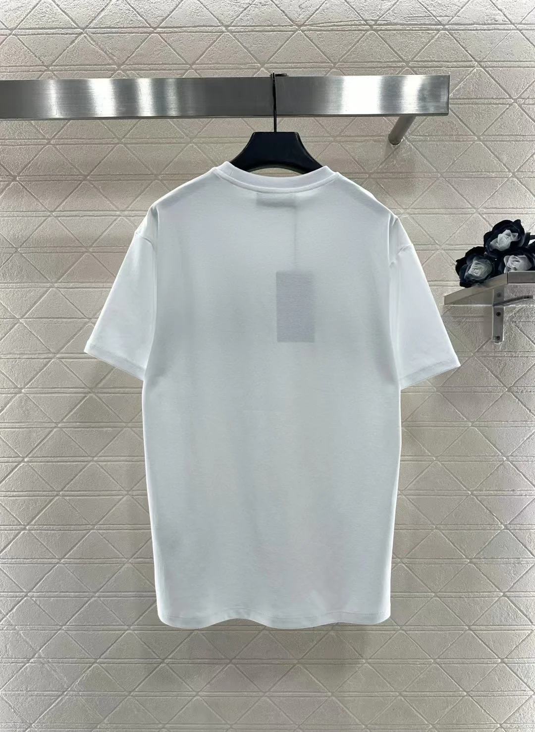 

2026 Spring Summer New Women Cotton Short-Sleeve T-Shirt Simple Solid Color Basic Slim Fit High-Quality Tee Top YF21