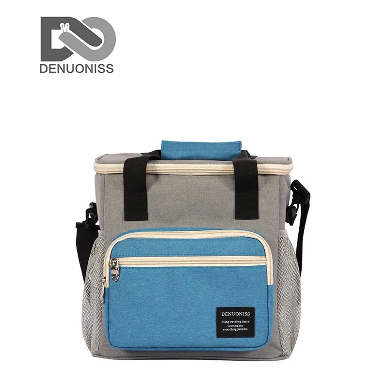 DENUONISS-mochila térmica DE AISLAMIENTO impermeable para mujer, bolsa de almuerzo isotérmica, EVA, tetera