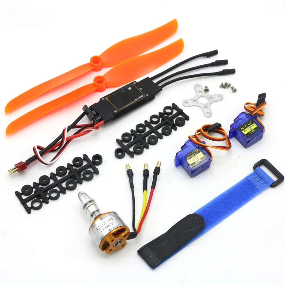 A2212 2212 2200KV 1400KV 1000KV Borstelloze Motor 30A 40A/40A BLheli ESC SG90 9G Micro Servo voor RC Vaste Vleugel Vliegtuig Helikopter - afbeelding 2