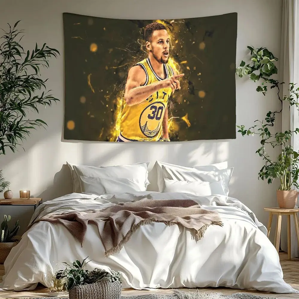 

Stephen Curry Basketball Tapestry Tarot Inspired Wall Hanging Art Warriors Fans Decor Unique Gifts for Friends Sports Lovers