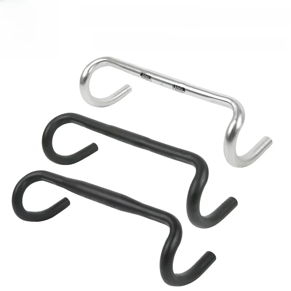 AliExpress NONE UNO UltraLight Racing Road Bike Handlebar Bent Bar 25.4/31.8MM 360/380/400/420/440/460MM 6061 Aluminum Alloy Stem Handlebar