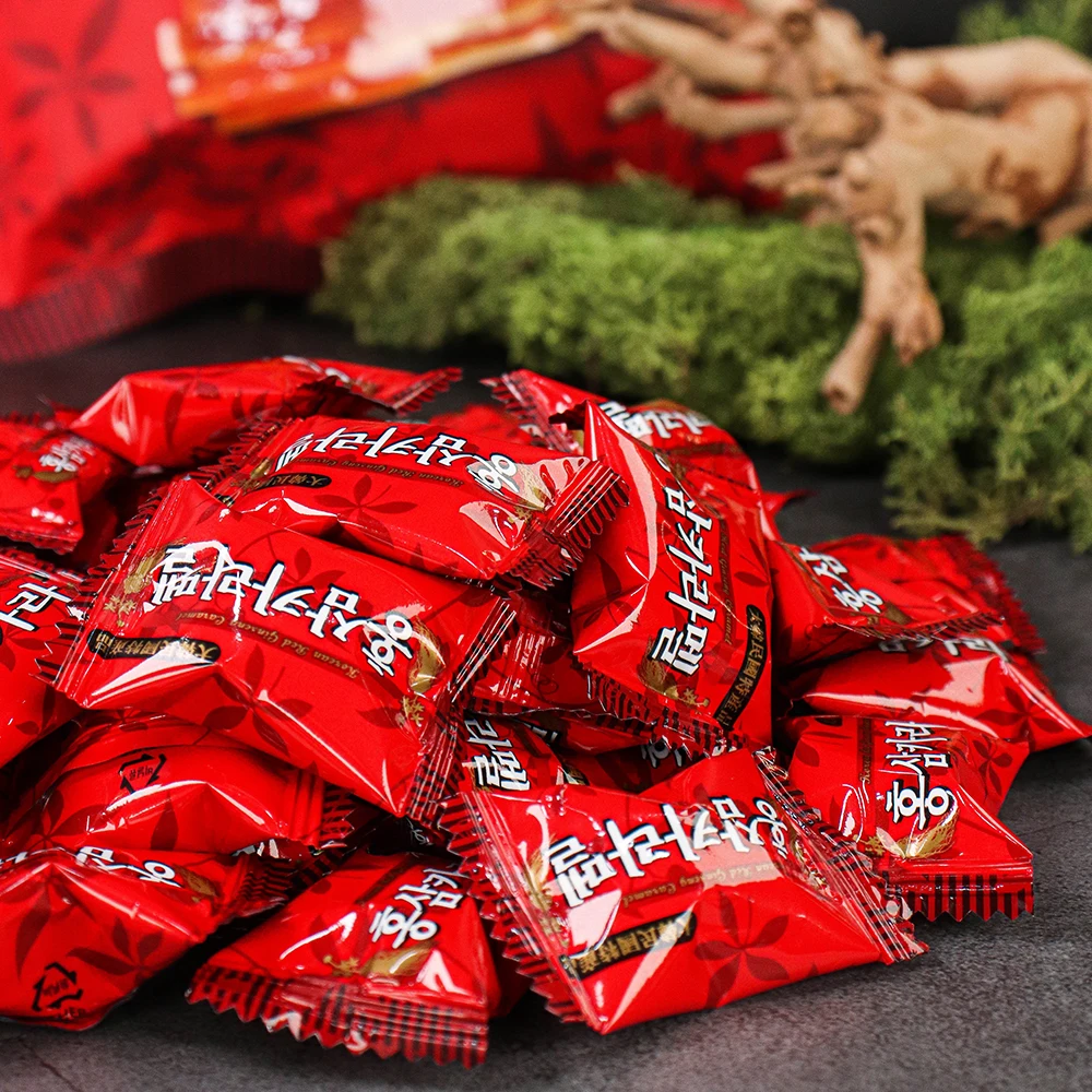 120g x 3 bags of red ginseng caramel made with domestic red ginseng