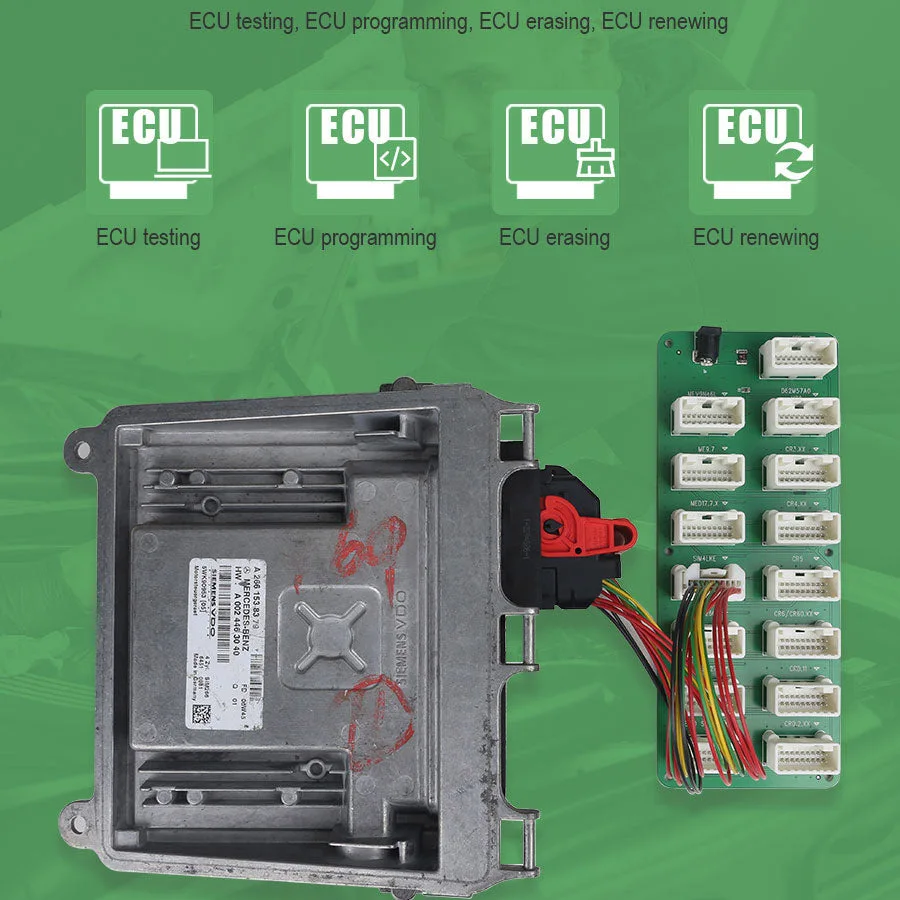 CGDI ECU Connecting Board DME Cable for ECU Data Reading and Clear Support 14 DME-DDE Models
