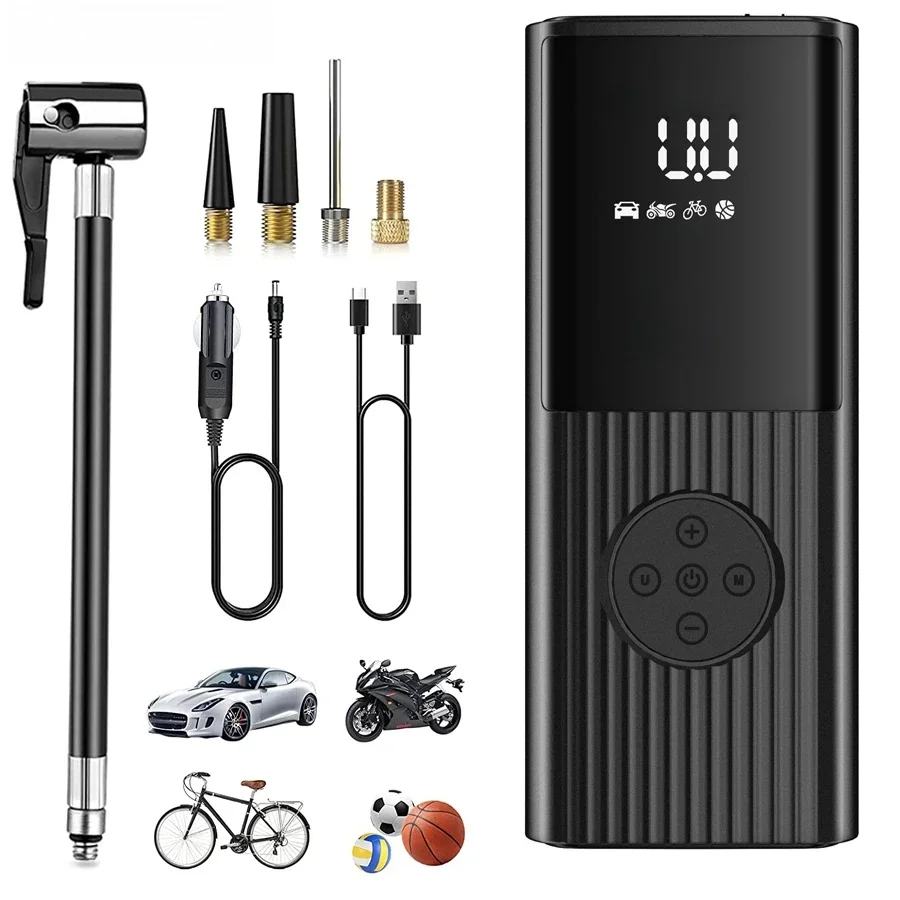 AliExpress YASOKRO Tire Inflator Pump 8000mAh Portable Car Air Compressor 30L/min Super Fast Inflate 12V DC Air Pump for Moto Bike Car Tyre Balls