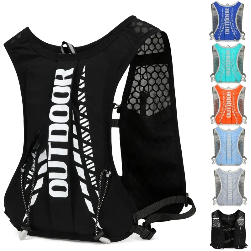 AliExpress Unisex Lightweight Hydration Pack-Cycling Backpack with Zippered Utility Pocket for Outdoor Hiking and Travel, Cycling Backpack
