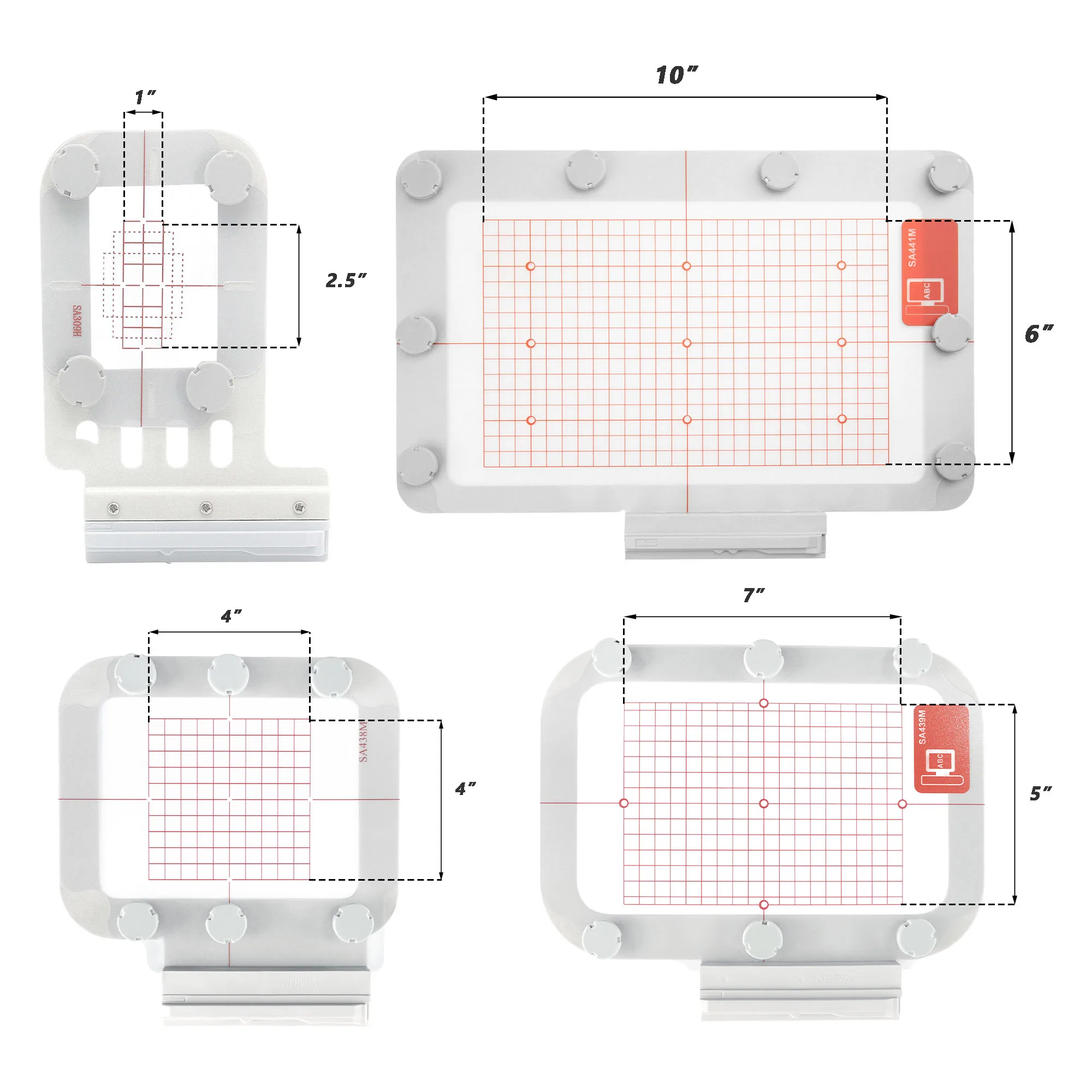 Magnetic Hoop for Innov-is NV880E NV800E NV2700 V5LE V3LE Brother Embroidery Machine, Sewtalent EF73M/EF74M/EF75M/EF81M Frames