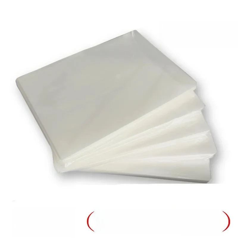 Hot 100 sztuk/partia Deli etui Laminator Film 4R 8C 6 cali (110x160mm) rozmiar 70 mic Photo dokumenty PET Laminator Film — zdjęcie 2