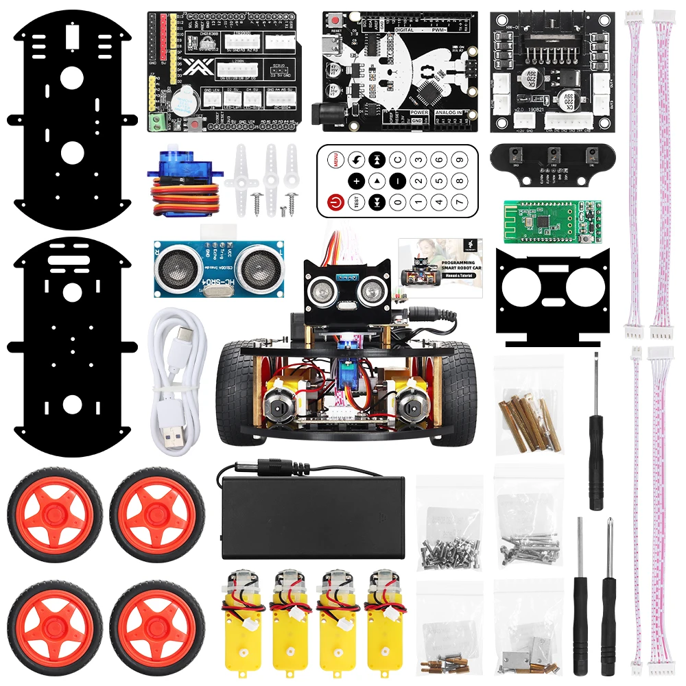 Tscinbuny Intelligent Robot Automation Kits for Arduino Robot Programmable Automation Equipment Electronic Robotic Education Kit