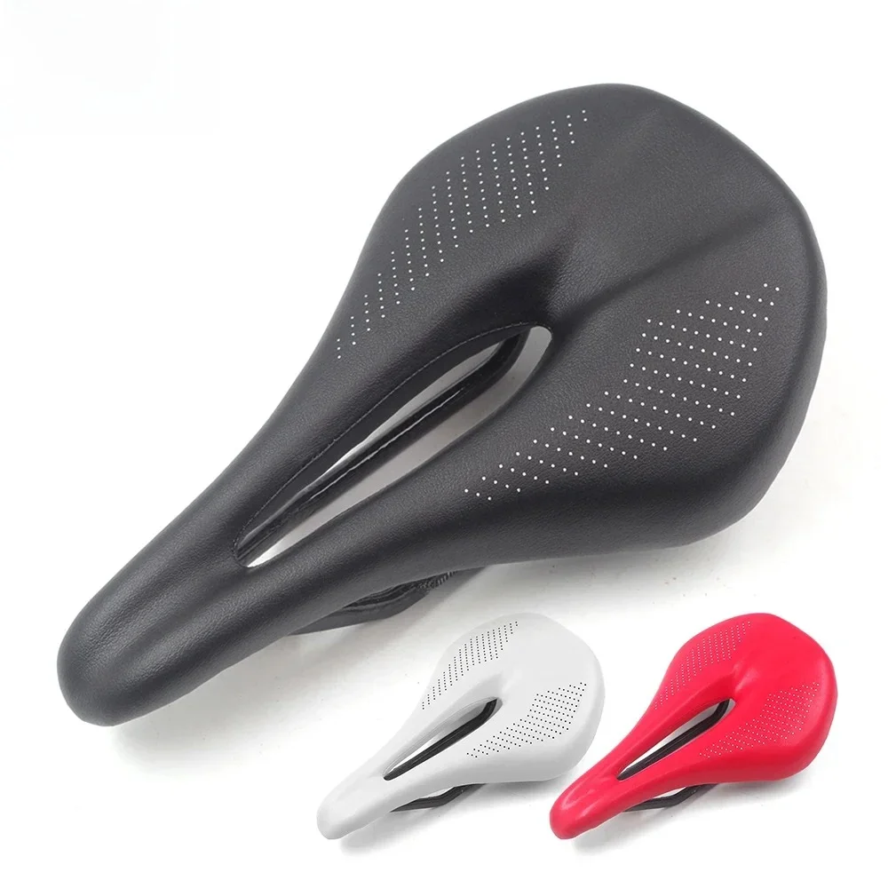 AliExpress Vitchey Carbon Saddle MTB/Road Bike saddle Super Light Leather Carbon Cushions 143 155mm saddle