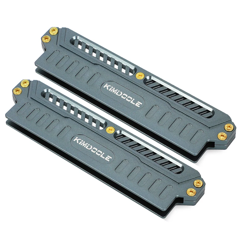 Kimdoole DDR4/DDR5 Aluminium Geheugen RAM Koeler Koeling Heatsink Cooling Vest voor PC RAM PC Game Overklok Koeler voor Ram