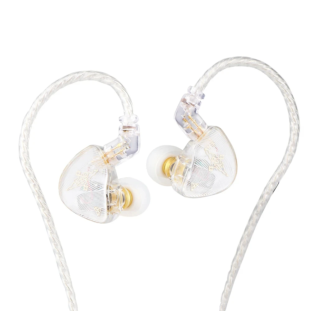 TANGZU Waner S.G HiFi 10mm Dynamic Driver PET Diaphragm in Ear Earphone Dual Cavity Chamber Metal Nozzle