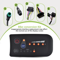 S810 36V Electric Bike Computer Mountain E-Bike Wired Bicycle Odometer Speedometer Waterproof Stopwatch Cycling Accessories