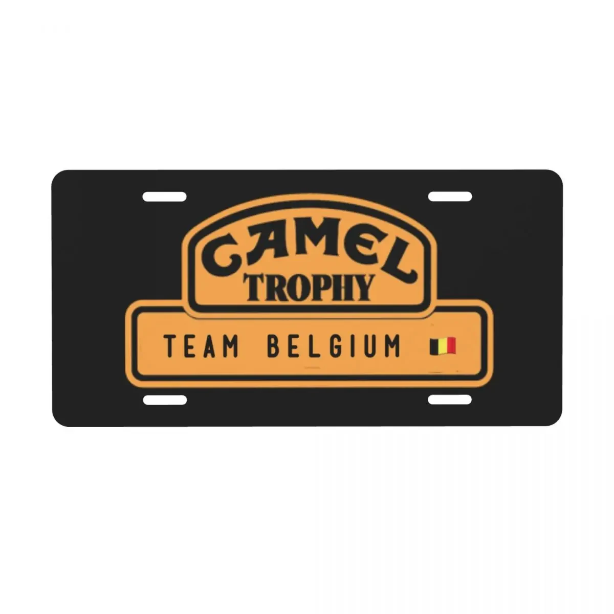 

Camel Trophy Logo License Plate Cover Aluminum Metal Novelty Decorative Car Front License Plate Vanity Tag 6 X 12 Inch