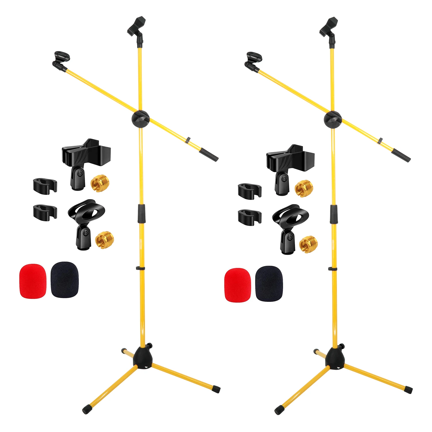 Boom Arm Stand - 5 Core Microphone Stand Floor 2