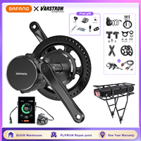 Bafang Mid Drive Kit Electric Bike Motor eBike Conversion Kits with Rear Rack Battery 250W 350W 500W 750W 1000W Bicycle Engine