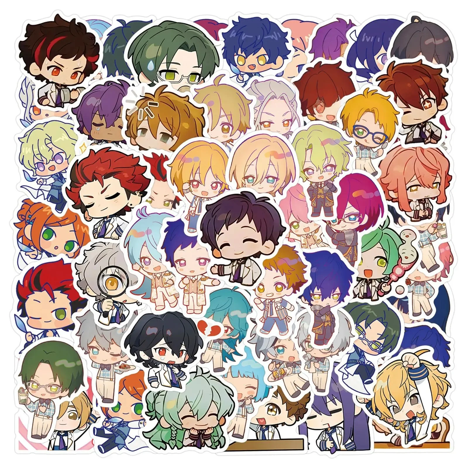 AliExpress keeppley 10/30/60PCS Ensemble Stars Stickers Funny Game Graffiti Decals Fridge Luggage Laptop Phone Guitar Car Bike Skateboard Sticker