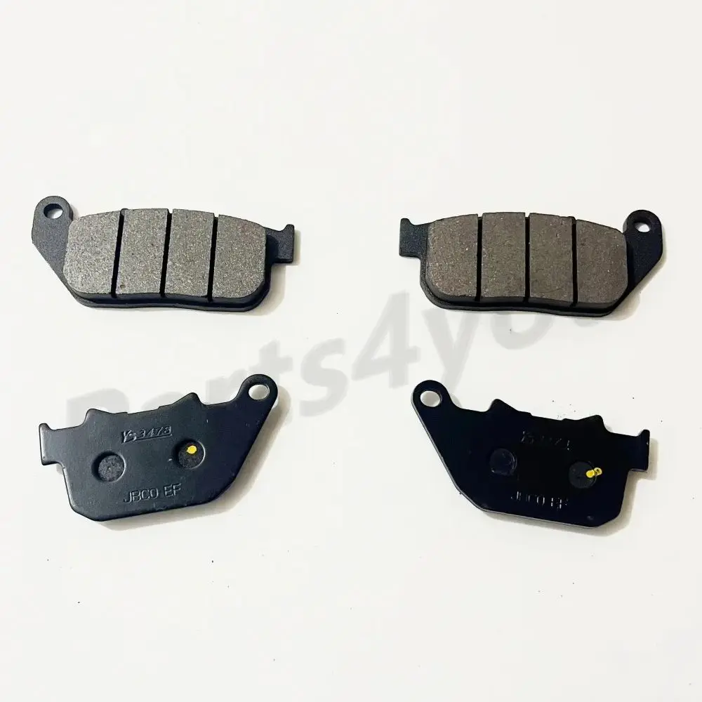 Front and Rear Brake Pad Kit for Harley Davidson XL883 Sportster 883 XL1200L XR1200X 42836-04A 42831-04A 42836-04 42029-07