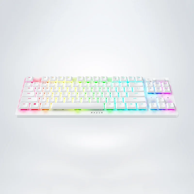 Imagem -03 - Razer Deathstalker v2 Pro Tenkeyless Branco-linear Interruptor Óptico sem Fio de Baixo Perfil Teclado Rgb Vida Útil da Bateria de 50 Horas